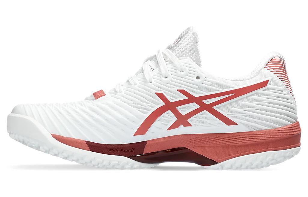 Asics Solution Speed FF 2 OC Comfortable Cushioning Low top Tennis Shoes Women’s Red White
