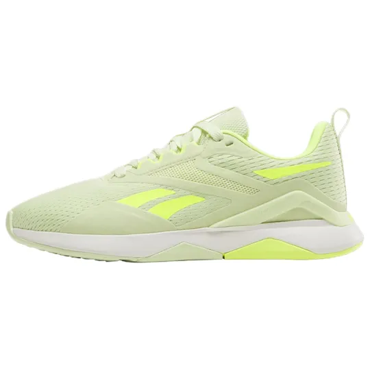 Reebok Nanofle Breathable Low top Training Shoes Women's Cyan Yellow