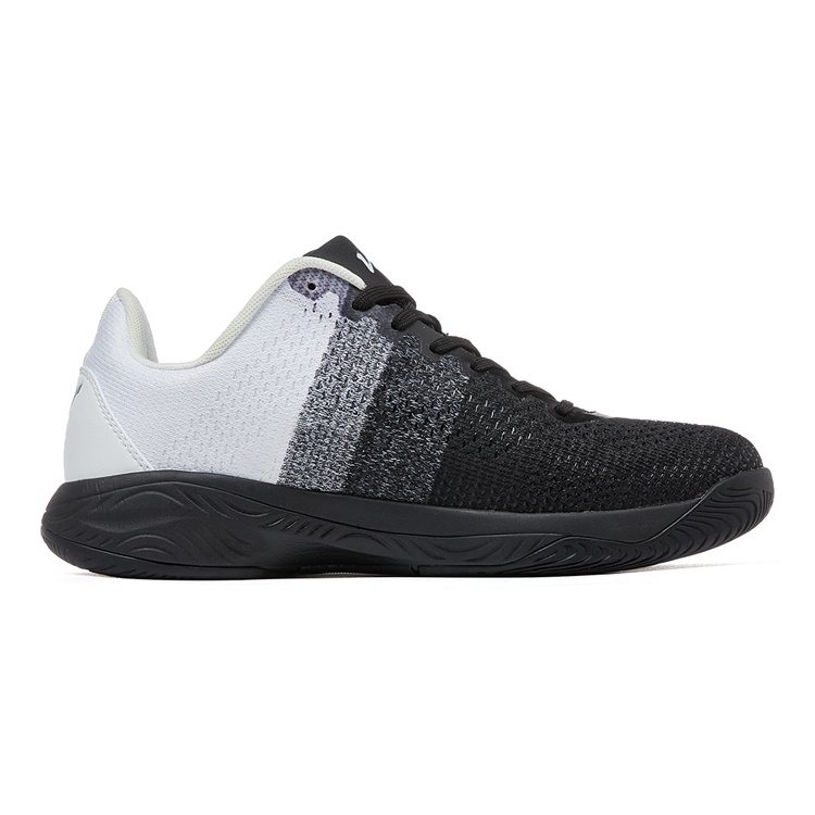 VOIT Basketball Shoes Men’s Low Top Black/Ice White
