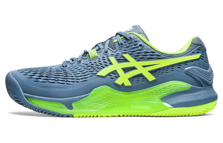 ASICS Gel Resolution 9 Clay 'Steel Blue Hazard Green'