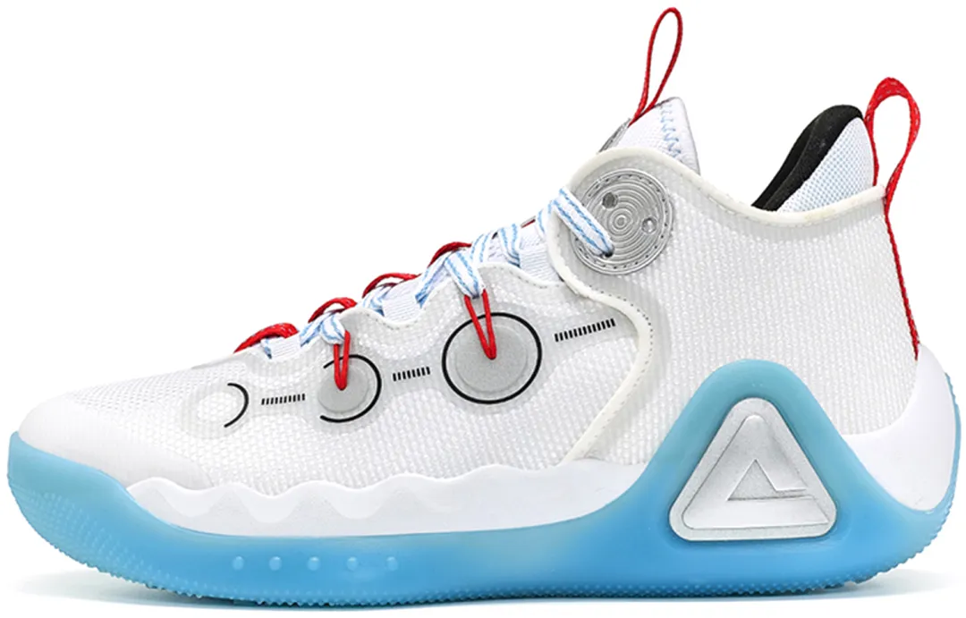 PEAK Star Shift Cushioning Fabric Slip Resistant, Abrasion Resistant, Breathable Mid top Performance Basketball Shoes