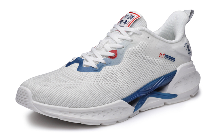 361° Training Shoes Men’s Low Top Feather White/Atlantic Blue