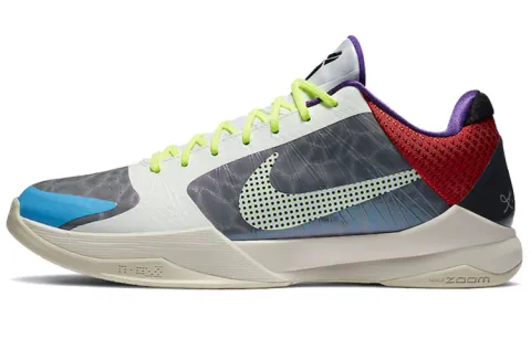 Nike Zoom Kobe 5 Low top Performance Basketball Shoes Unisex White Gray Green