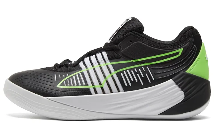 PUMA Fusion Nitro Black Green Glare