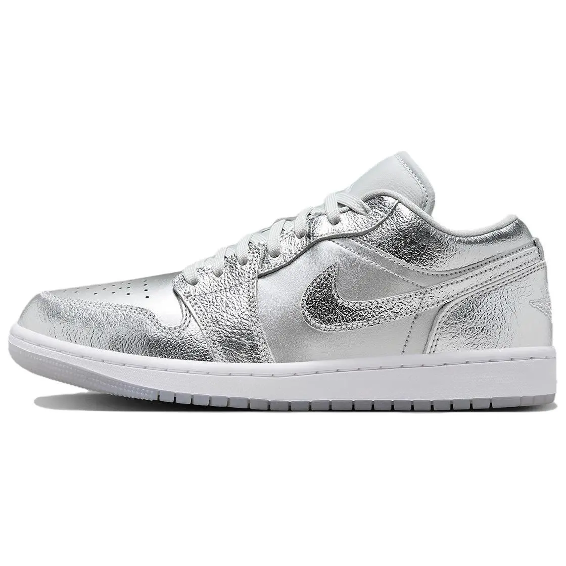 Jordan 1 Low SE Metallic Silver Women's