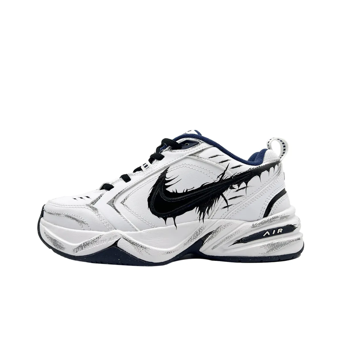 Nike Toxic Guardian, Gothic Symbiosis, Dark Shadow Devourer Leather Cushioning Slip Resistant Abrasion Resistant