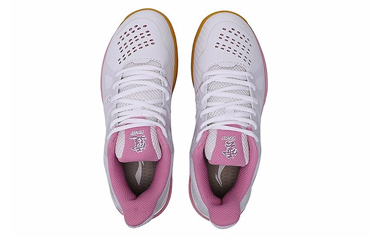 Li Ning Cool Shark Cushioning Breathable Abrasion Resistant Slip Resistant Low top Badminton Shoes Women’s