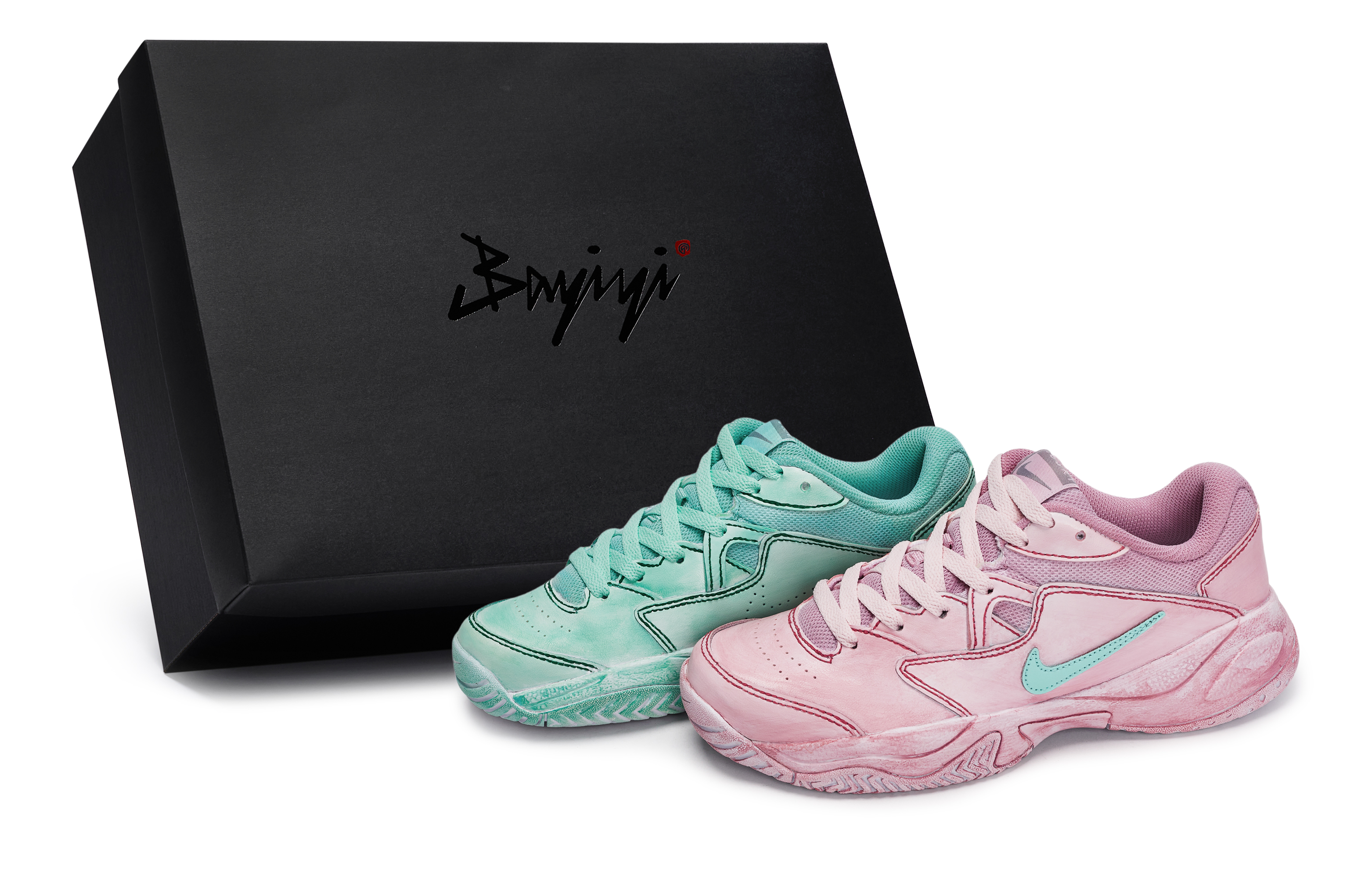 Nike Court Lite 811 Manufacturing, Cucumber Litchi, Special Shoe Box Abrasion Resistant Low top Tennis Shoes Women’s