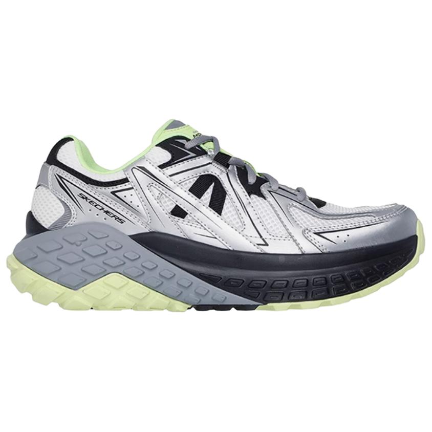 Skechers SPORT MENS Wear resistant And Lightweight Low top Hiking Shoes Men’s Silver