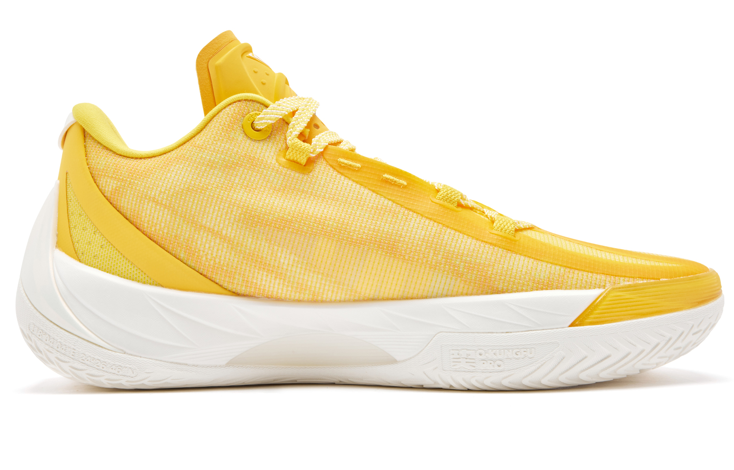 QIAODAN Poisonous Fangs 3.5 Basketball Shoes Men’s Low Top Spectral Yellow Ivory
