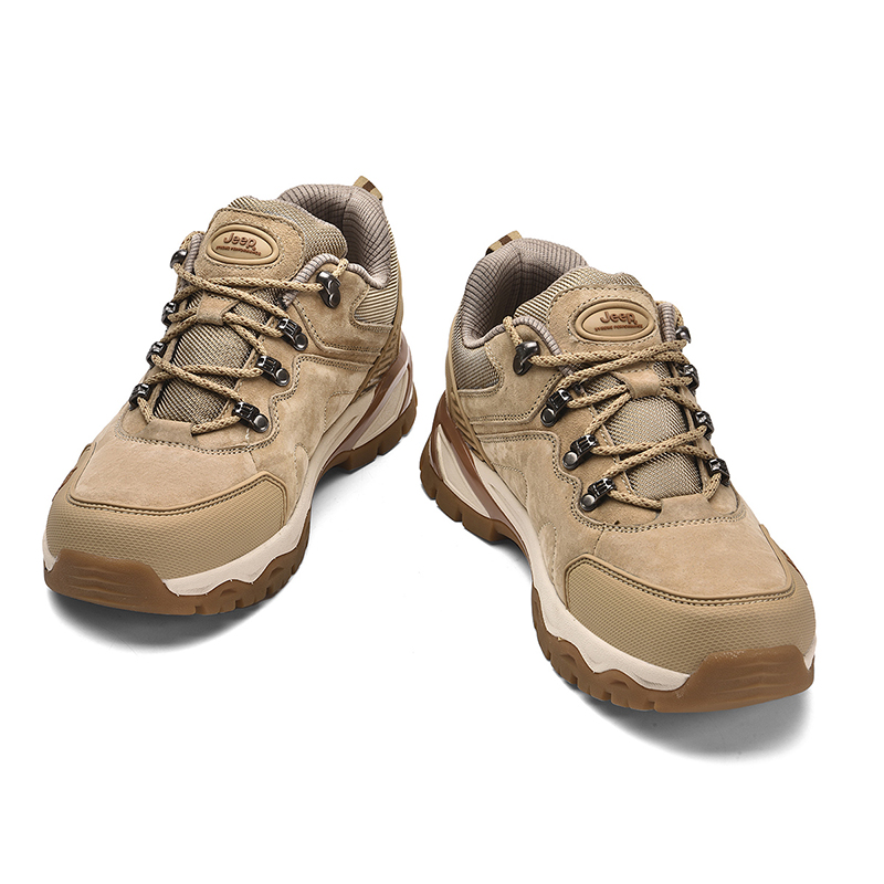 Jeep Mountaineering & Hiking Shoes Men’s Low Top Black/Gray/Sand