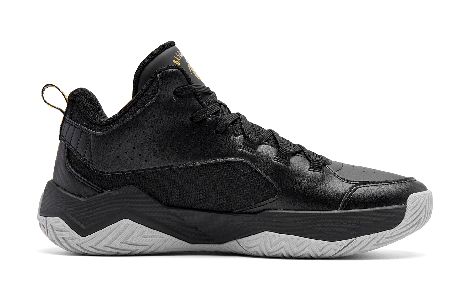 QIAODAN City Hero Mid top Basketball Shoes Men’s Black