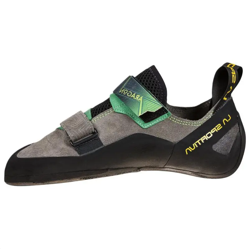 LA SPORTIVA Leather Comfortable Abrasion Resistant Low top Rock Climbing Shoes Unisex Gray