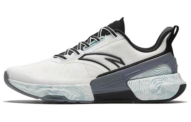 Anta Cushioning, Wear Resistant Low top Training Shoes Men’s White Gray
