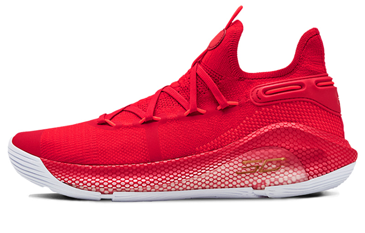 Мужские кроссовки Under Armour Under Armour Curry 6 (красно-белая)