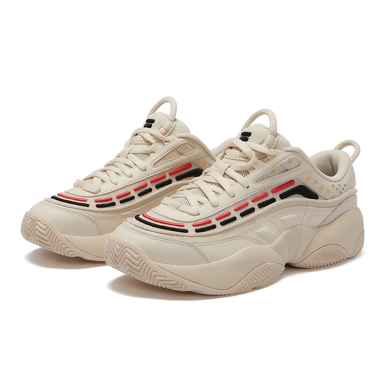 FILA FUSION FIRE Flame Shoes Low top Vintage Basketball Shoes Men’s Brown