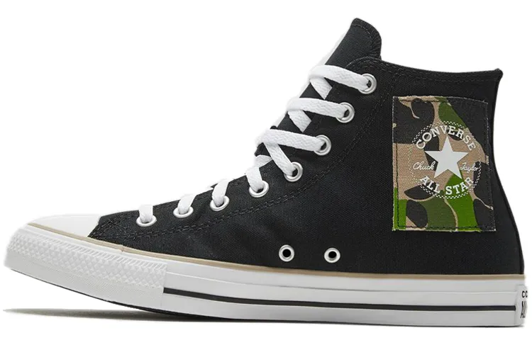 Converse Chuck Taylor All Star 'Black White Camo Patch'