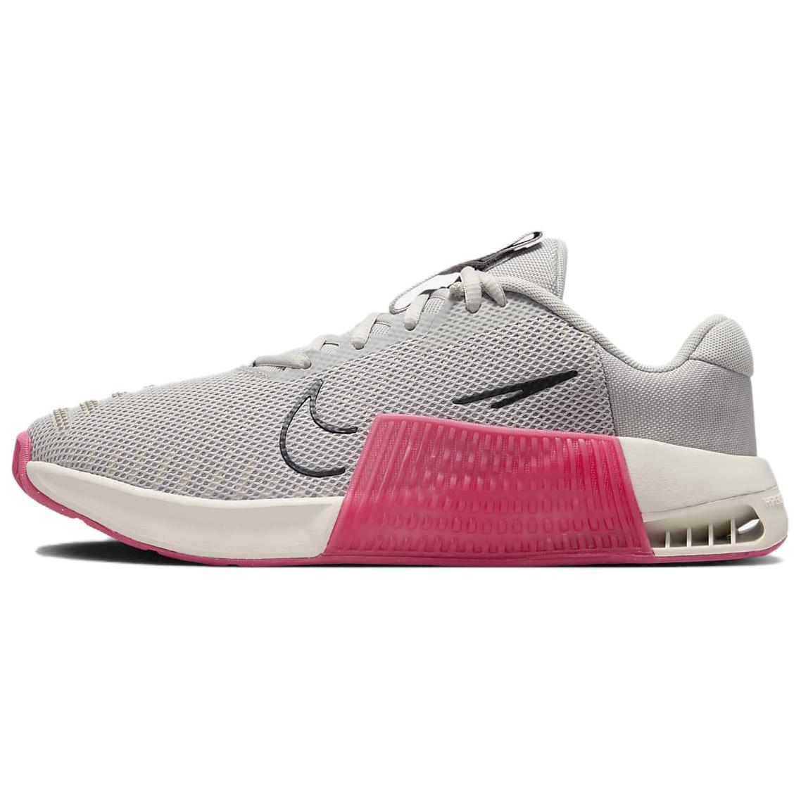 Nike Metcon 9 Comfortable and wear-resistant, anti-slip and wear-resistant, low-top training shoes for women, gray powder