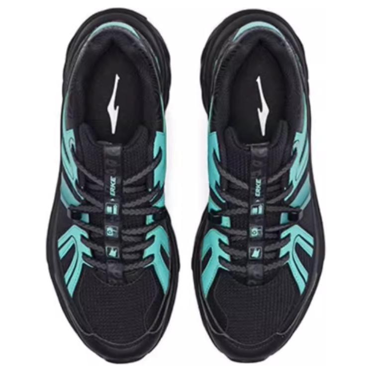 Erke Trail Slip Resistant, Abrasion Resistant, Coverage, And Rebound Low top Mountaineering Shoes Men’s Black Blue