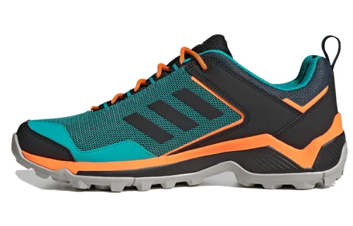 Adidas Terrex Eastrail Slip Resistant Low top Mountaineering Shoes Men's Green Black Orange