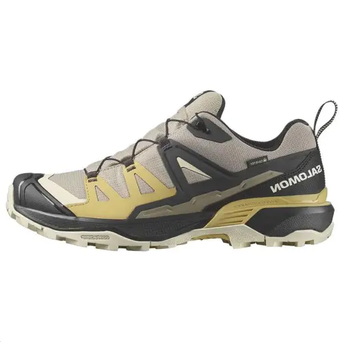 SALOMON Abrasion Resistant Low top Hiking Shoes Men's Khaki