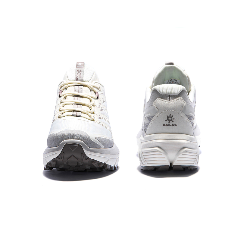KAILAS Expedition MAX Slip Resistant Abrasion Resistant Low top Hiking Shoes Men’s Heron White