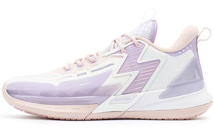 361° Big3 4.0 SWITCH Care Is Priceless Slip Resistant Abrasion Resistant Low top Basketball Shoes Men’s White Purple