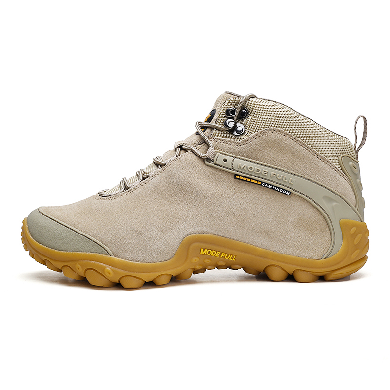 MODE FULL Outdoor Cushioning Slip Resistant Abrasion Resistant Waterproof Support Impact Resistant Mid top