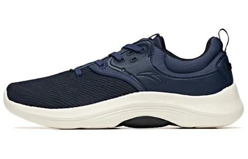 ANTA Training Shoes Men's Low Top Coast Blue/black/ivory White