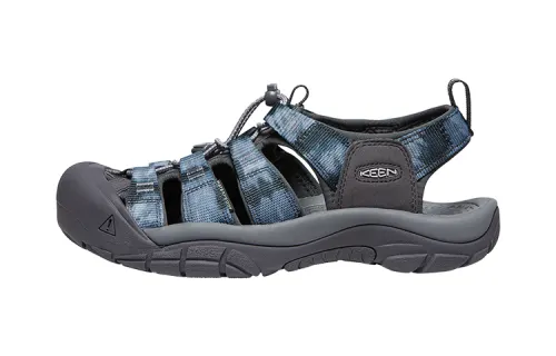 Keen Newport H2 Fabric Breathable Abrasion Resistant Grip Support River Trekking Shoes Men's Gray Blue