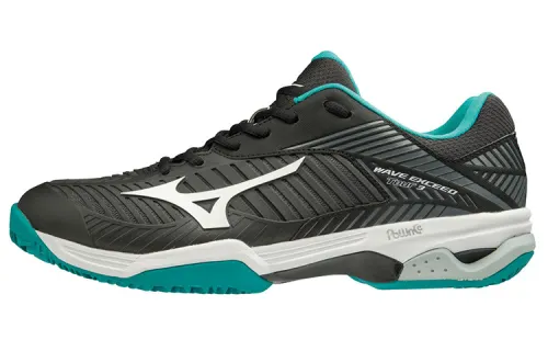 Mizuno Tennis Shoes Men's Low Top Black/Green