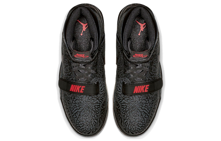 Кроссовки Jordan Legacy 312 elephant print (черные) — фото 4