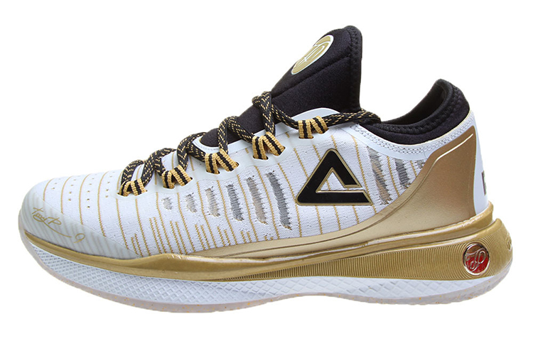 PEAK Textile, Synthetic Leather Cushioning Slip Resistant Abrasion Resistant Coverage Rebound Mid top Basketball Shoes