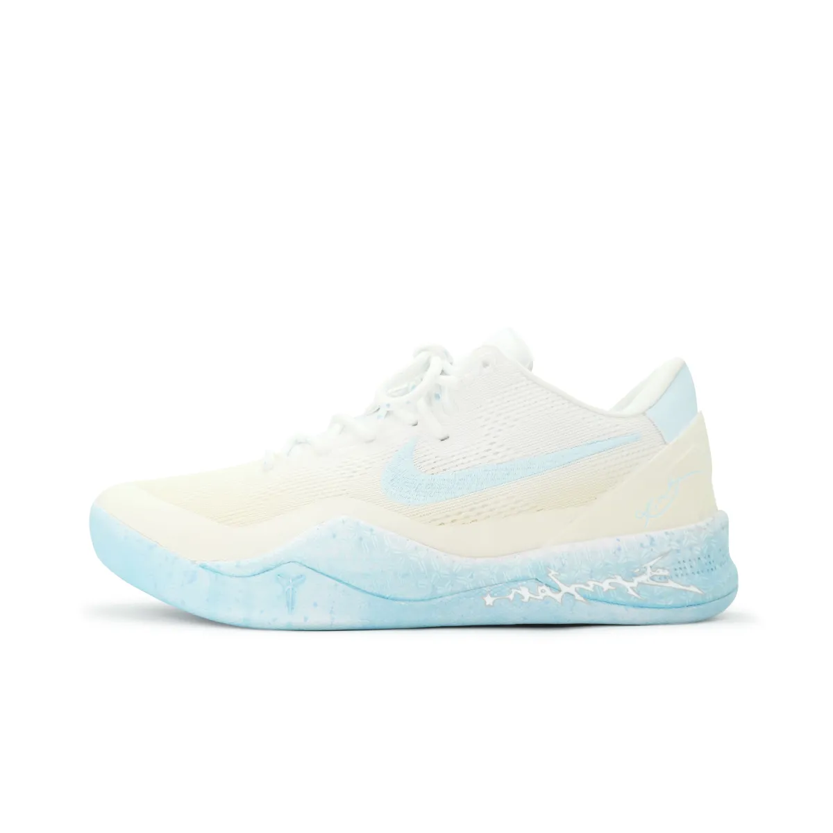 Nike Kobe 8 Mesh Low top Basketball Shoes Unisex Blue Yellow White