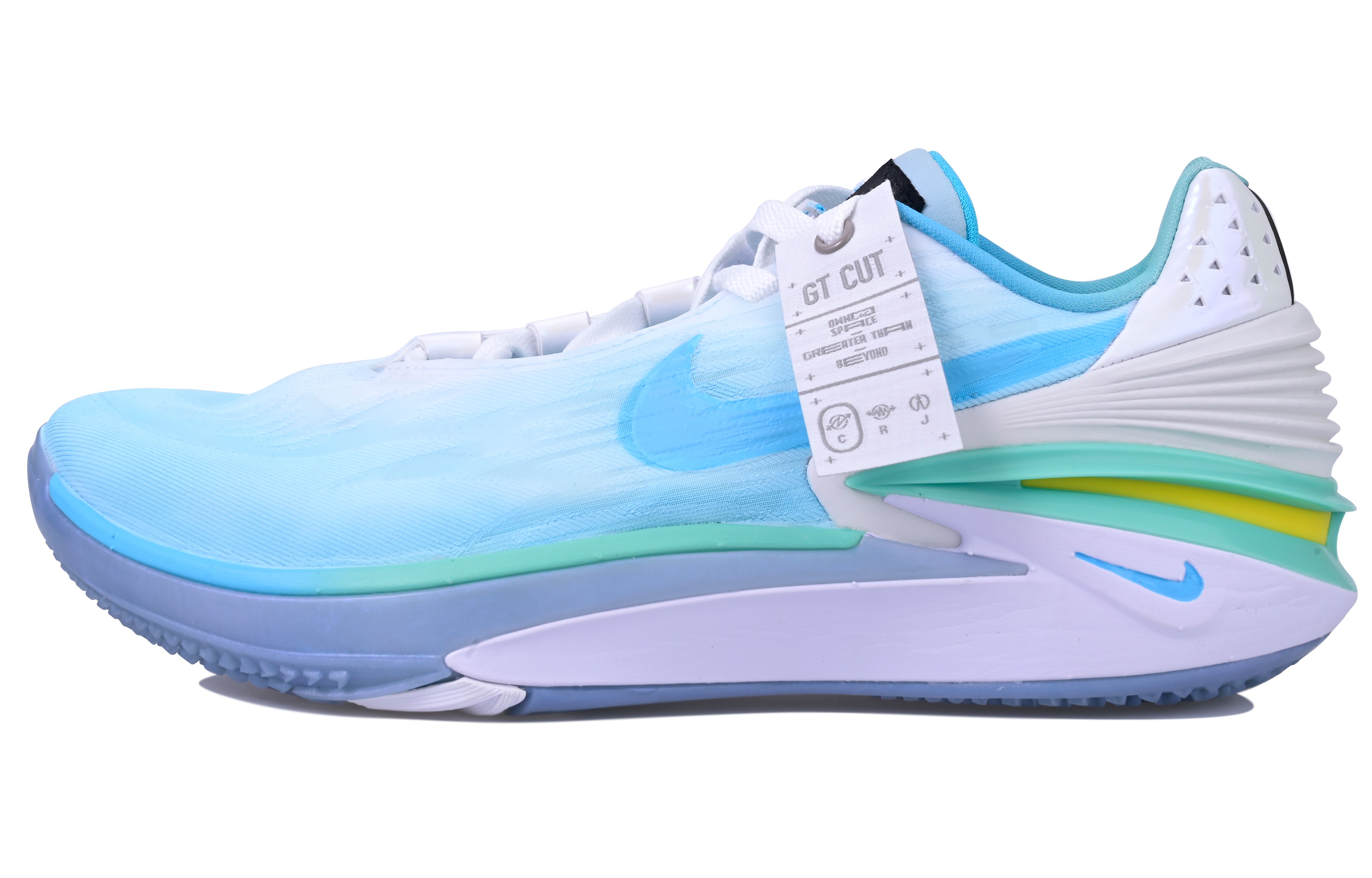 Nike Air Zoom G.T. Cut 2 Basketball Shoes Men's Low Top Blue/White/Green