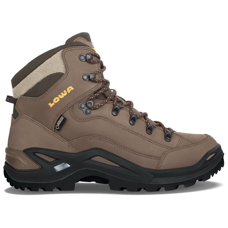 Lowa Renagade GTX Top Grain Cow Leather Mid top Mountaineering Shoes Men’s Tan