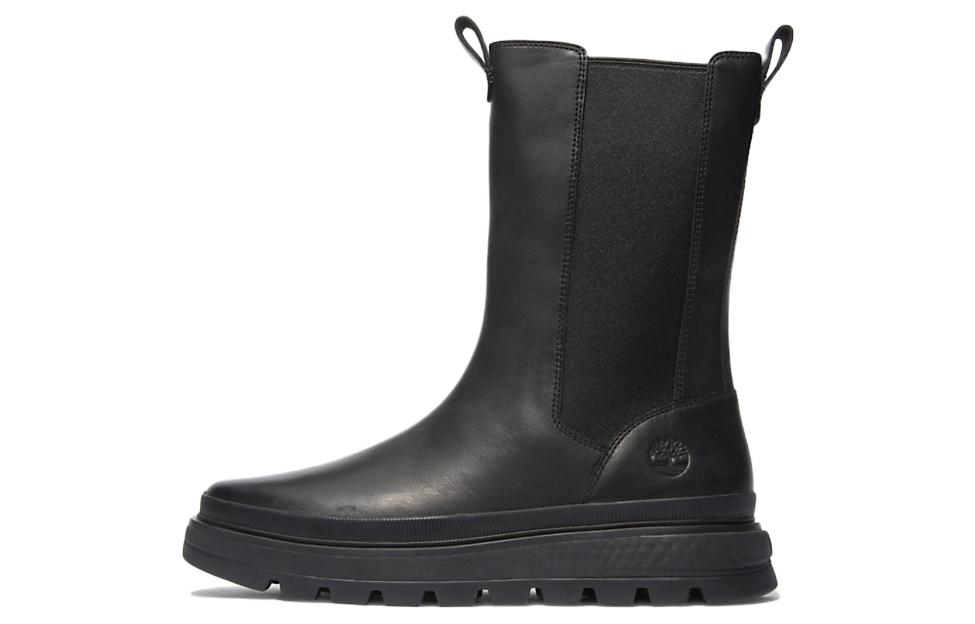 Timberland Ray City Greenstride Combat Crew Chelsea Boots Women's Black