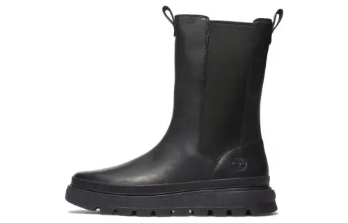 Timberland Ray City Greenstride Combat Crew Chelsea Boots Women's Black