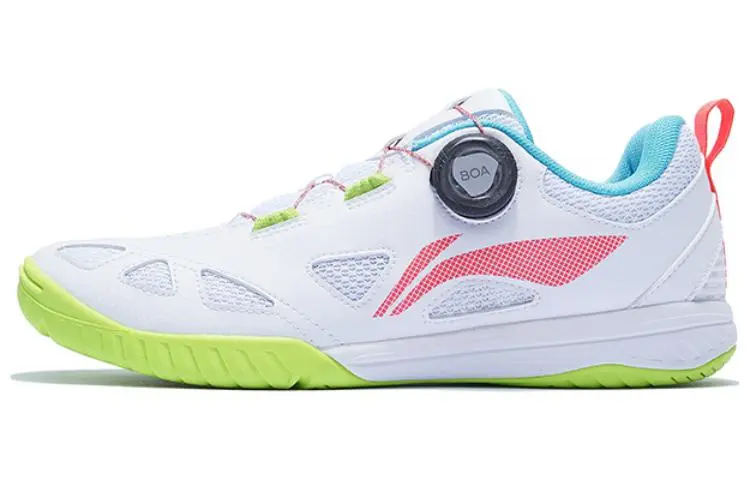 Li Ning Mage ESS Comfortable Abrasion Resistant Breathable Low top Training Shoes Unisex White Red
