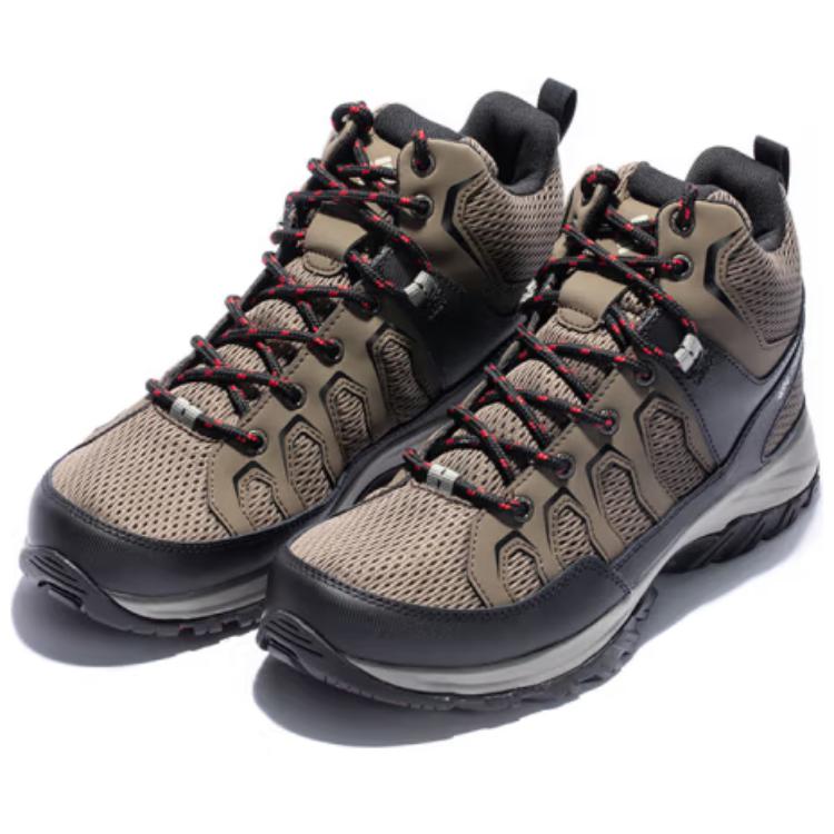 Columbia Slip Resistant Abrasion Resistant Mid top Hiking Shoes Men’s Brown