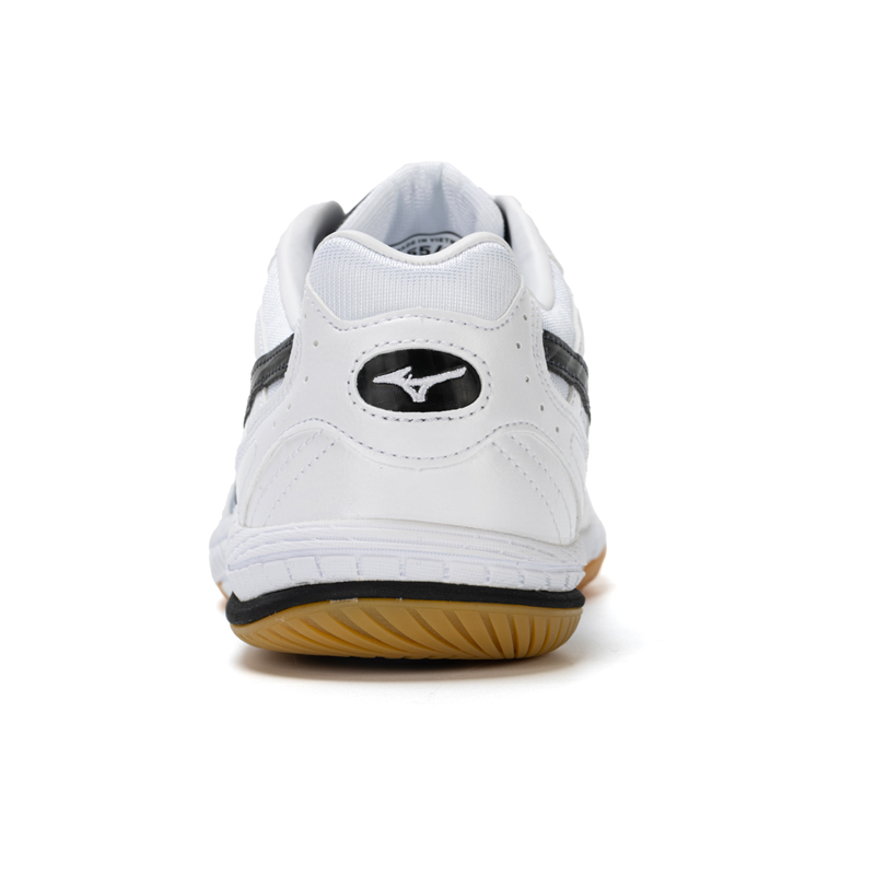 Mizuno Slip Resistant, Abrasion Resistant, Breathable Low top Training Shoes Unisex White Black