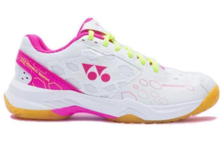 YONEX Comfortable Round Toe Cushioning Slip Resistant Low top Badminton Shoes Unisex Pink