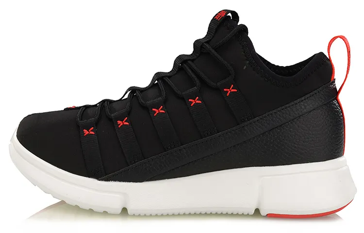 Li Ning Essence 2 Vintage Basketball Shoes Women's Low Top Black/Red