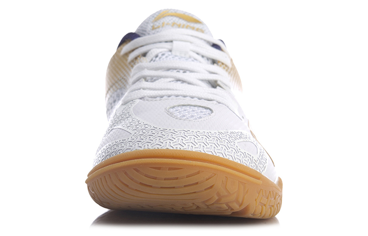 Li Ning Qilin Abrasion Resistant Slip Resistant Low top Training Shoes Unisex White Gold
