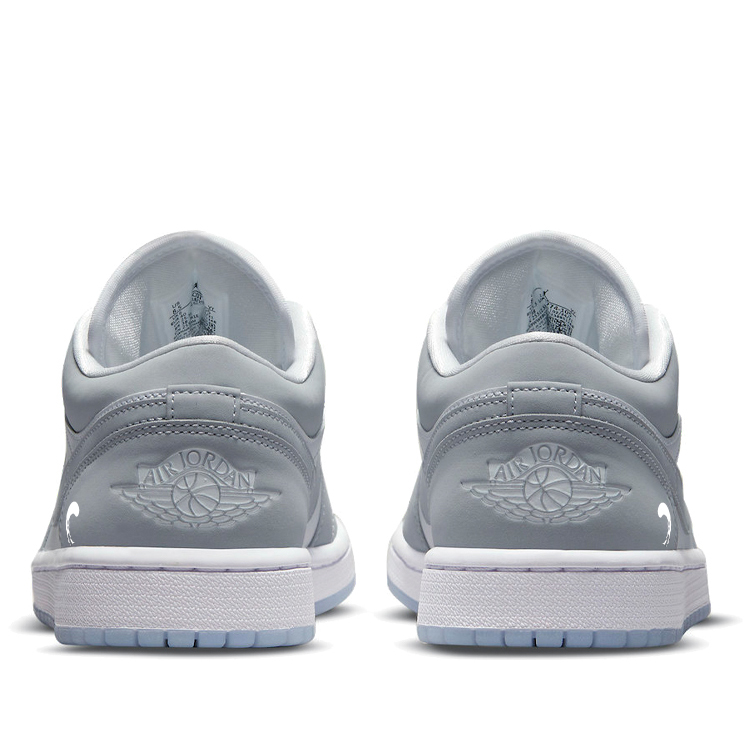 Jordan Air Jordan 1 Vintage Basketball Shoes Women’s Low Top Gray/White