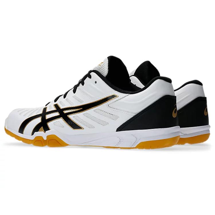 ASICS Attack Excounter 2 Synthetic Leather Low top Training Shoes Men’s White Black