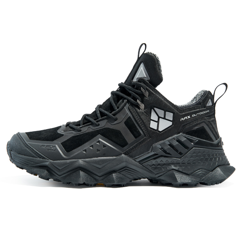 RAX Waterproof Low top Mountaineering Shoes Men’s Pure Black
