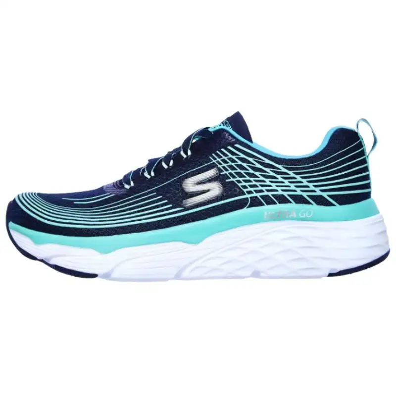 Skechers Max Cushioning Abrasion Resistant, Breathable, Lightweight Low top Training Shoes Women's Blue Green