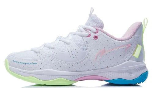 Li Ning Battle Halberd Ⅲ Low top Badminton Shoes Women's Standard White