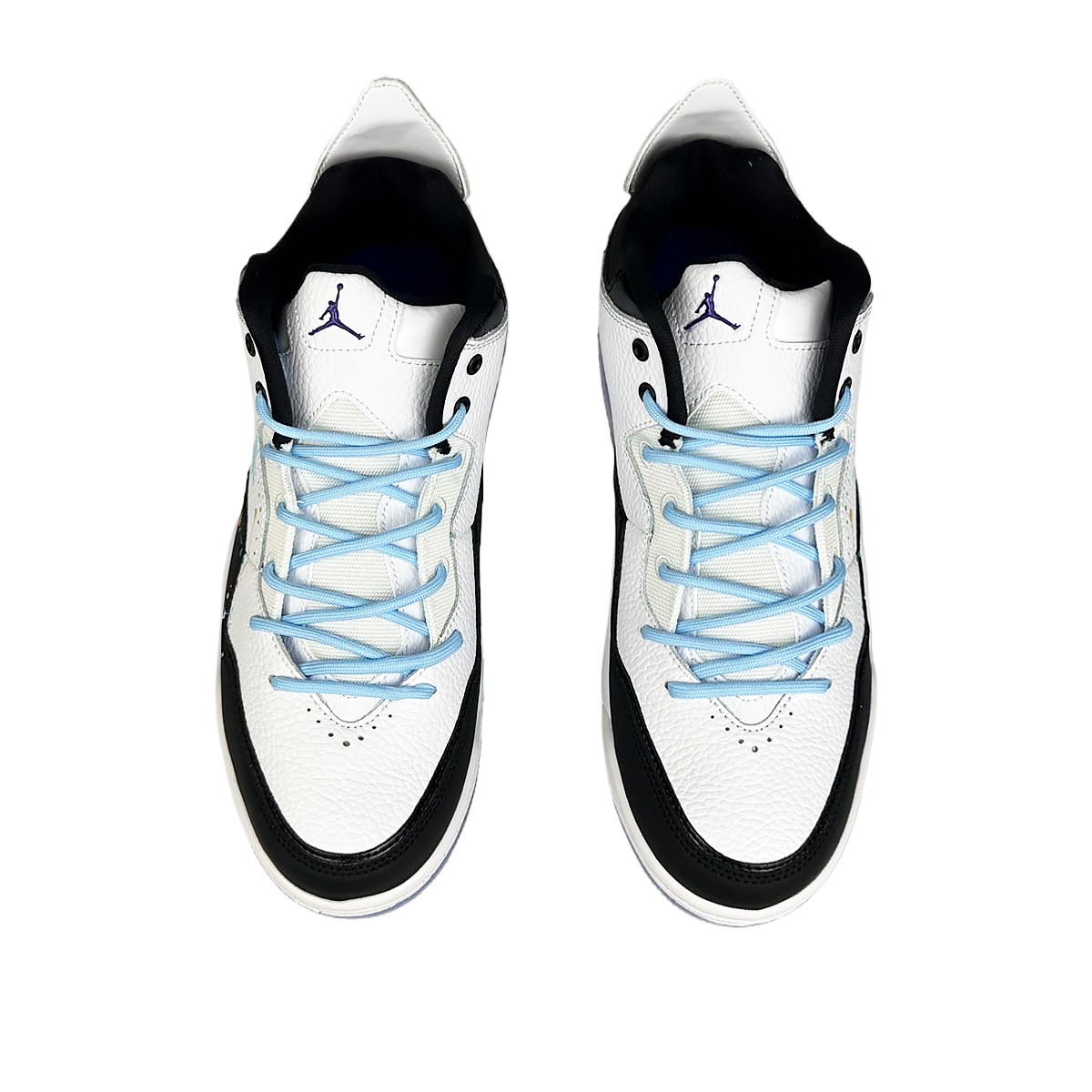 Jordan Courtside 23 Slip Resistant Slip Resistant Mid top Vintage Basketball Shoes Unisex Black White